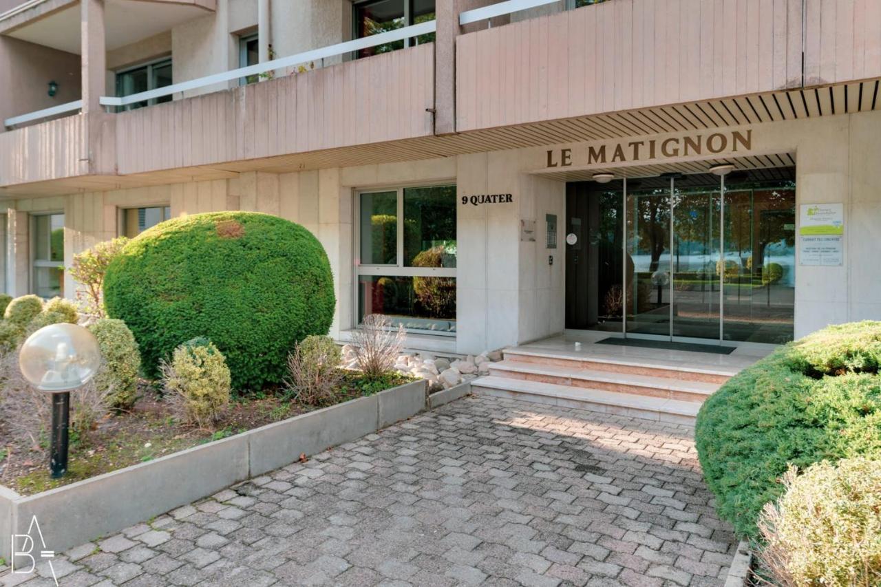 Le Matignon - Design Apartment Facing Lake Annecy Exteriör bild
